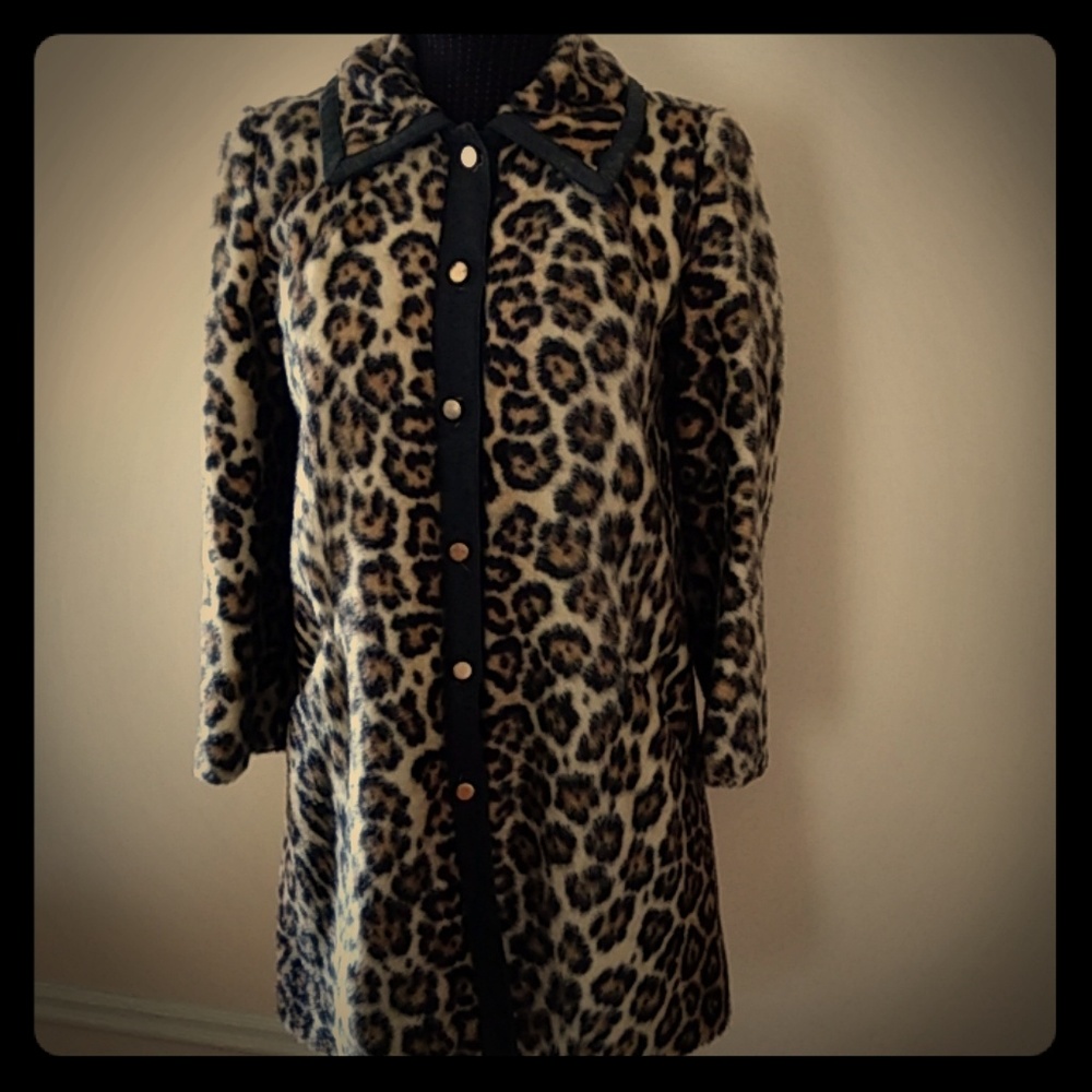 Vintage 1950/60 leopard fur coat